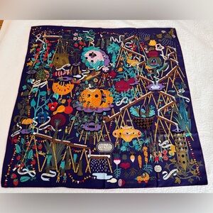 Hermes Le Potager Extraordinaire Silk Scarf